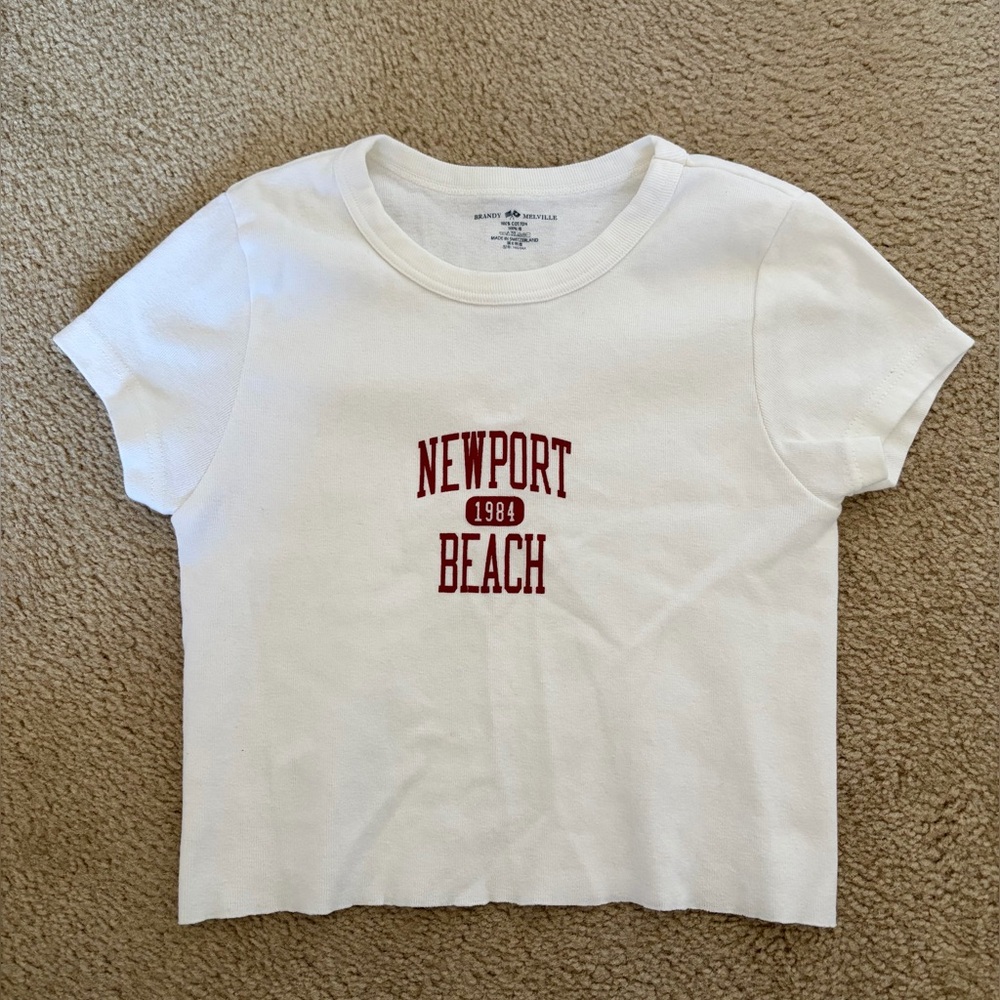 brandy melville cropped t shirt